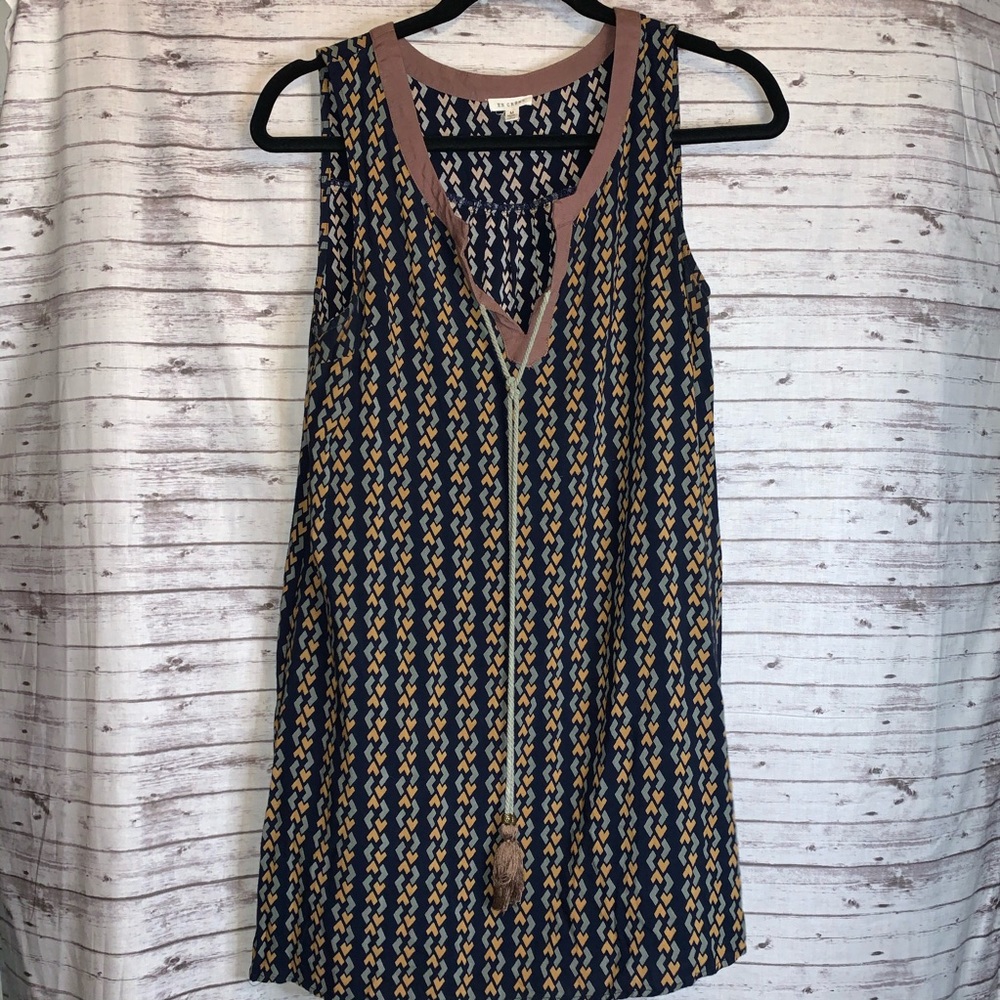 Boho style sleeveless shirt/dress